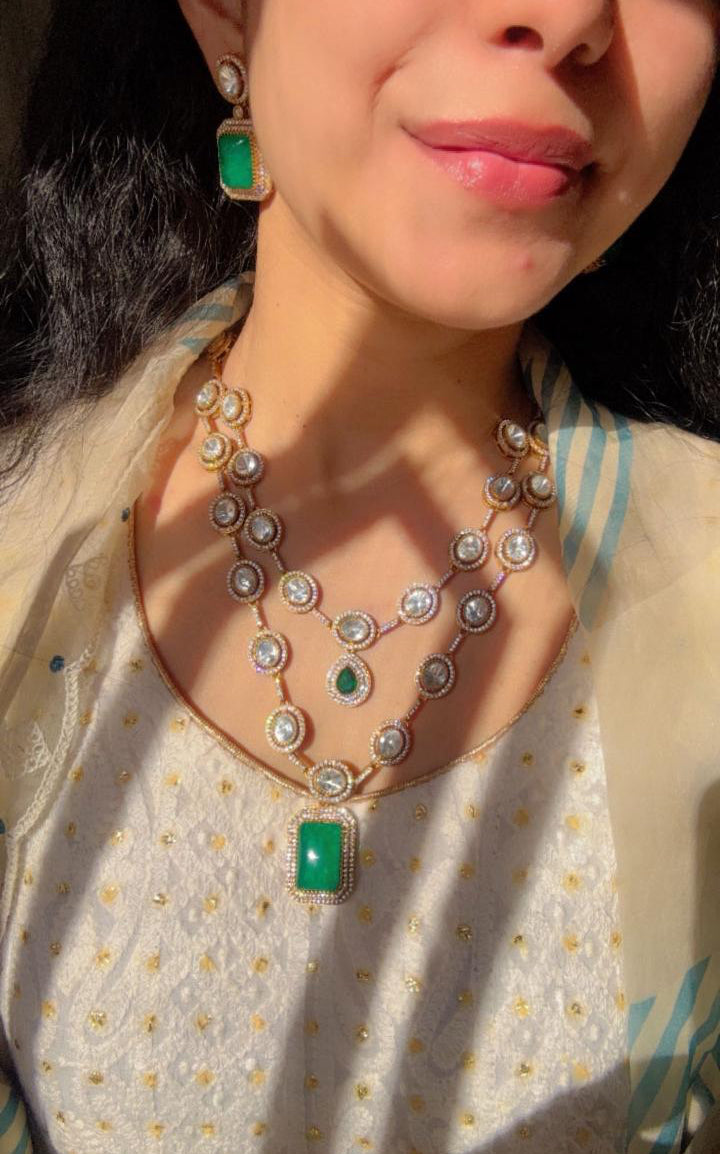 Emerald Dynasty Necklace Set