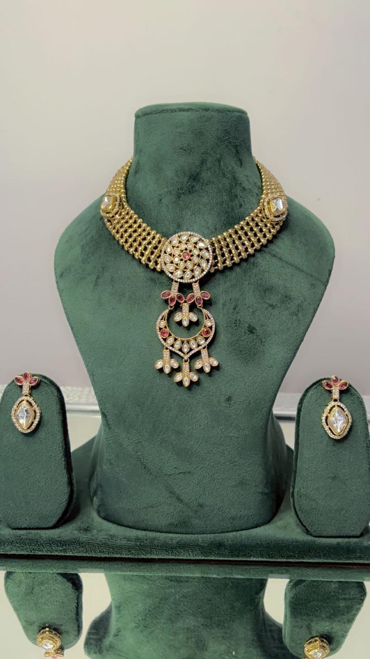 Noor – Antique Ruby Choker Set