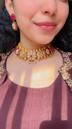 Rajsi Mandala Choker Set