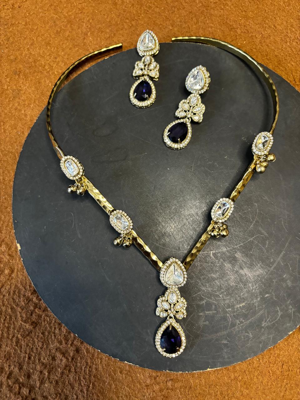 Rajvika Mossonite Ghungroo Set