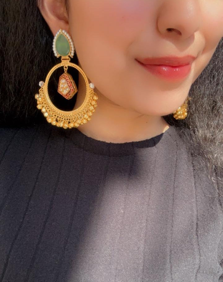 Naina Golden Earrings ( Mint edition)