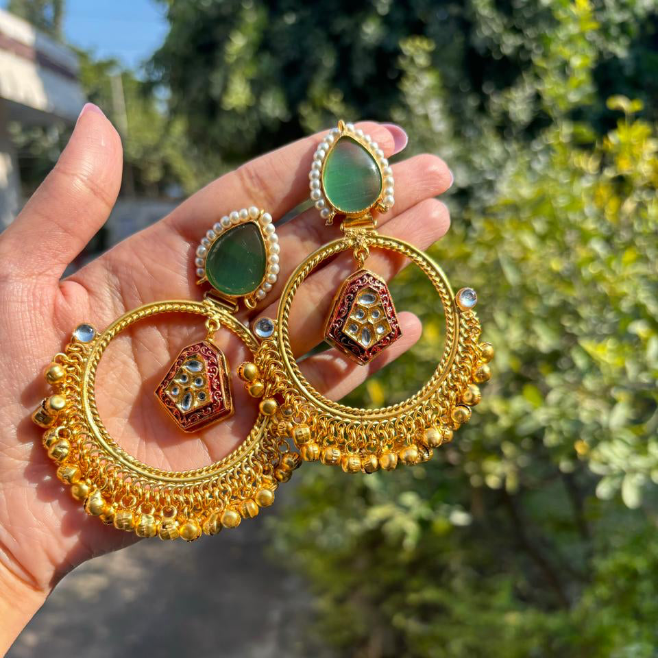 Naina Golden Earrings ( Mint edition)