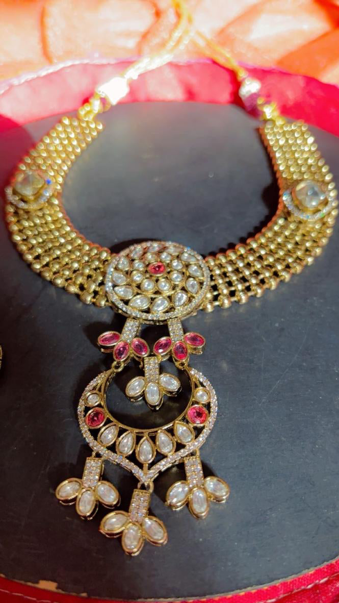 Noor – Antique Ruby Choker Set