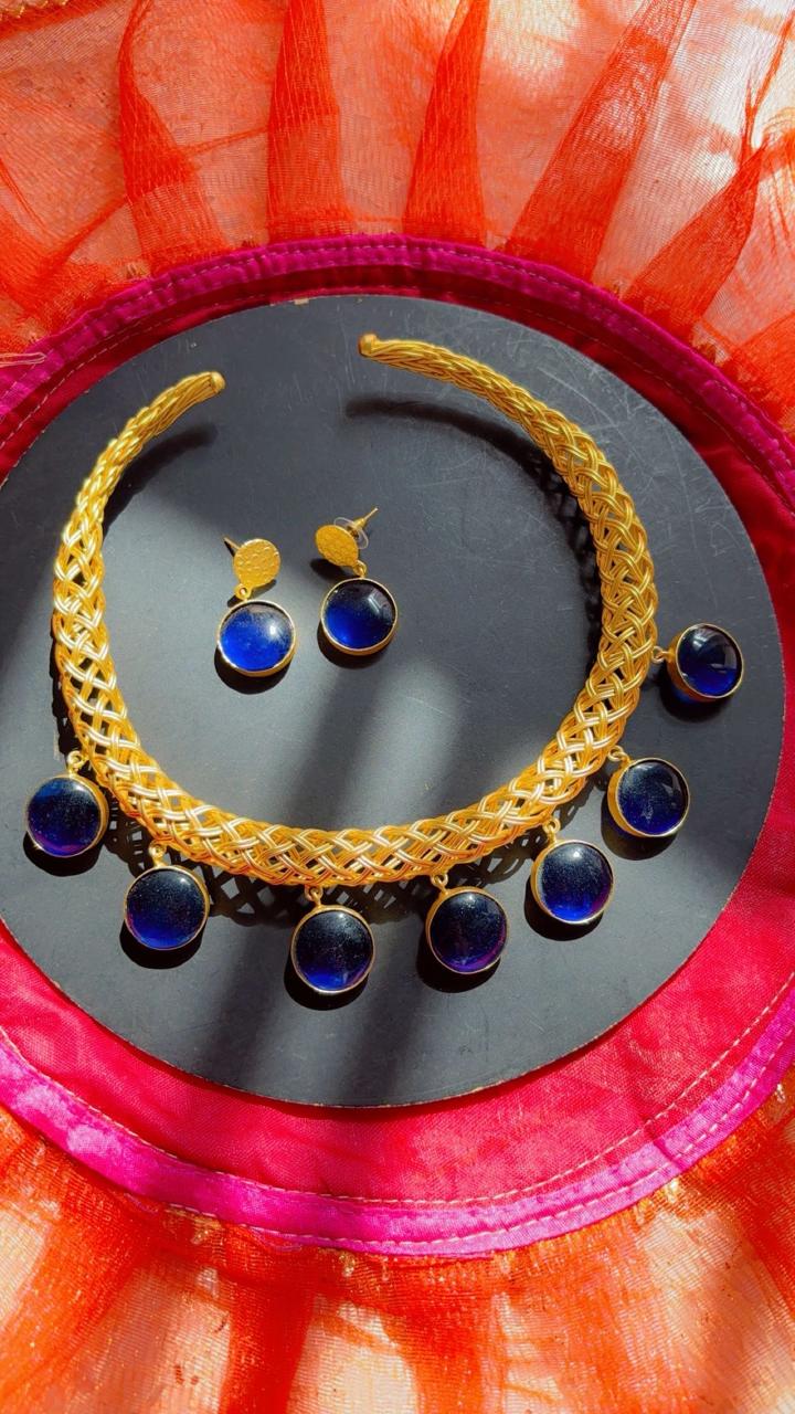 Neel Tara Woven Hasli Set