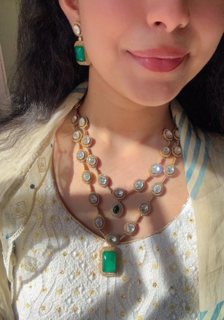 Emerald Dynasty Necklace Set