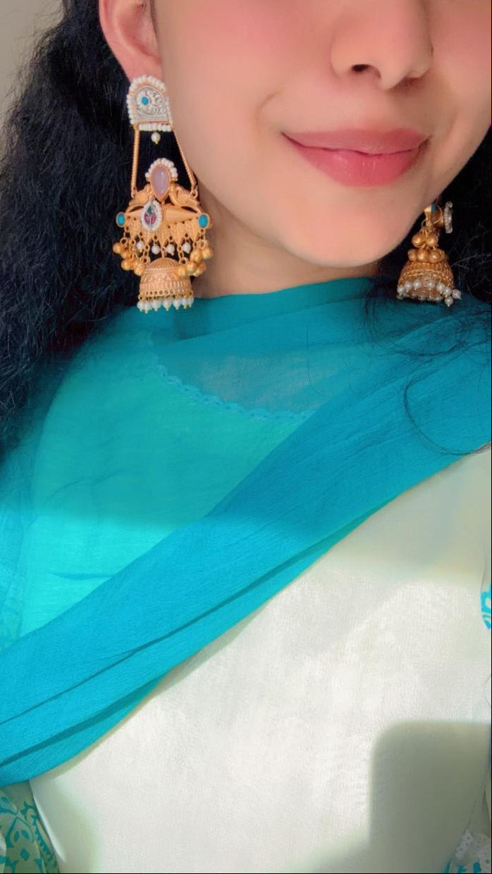 Rajvanshi Jhumka Earrings